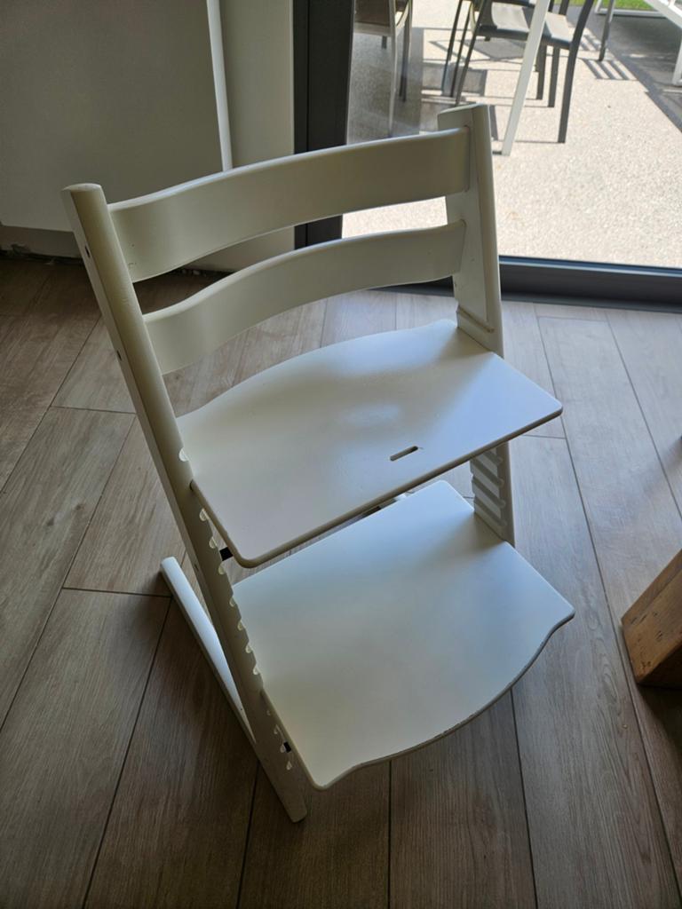 Tripp trapp, 2 stuks, in goede staat., Kinderen en Baby's, Kinderstoelen, Ophalen, Gebruikt, Meegroeistoel