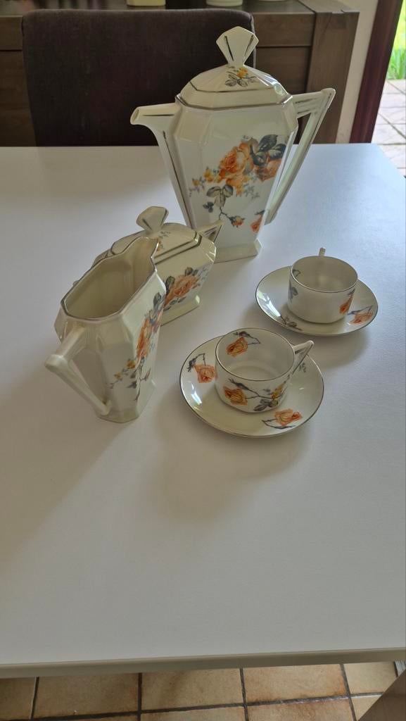 Vintage porseleinen koffie service, Ophalen