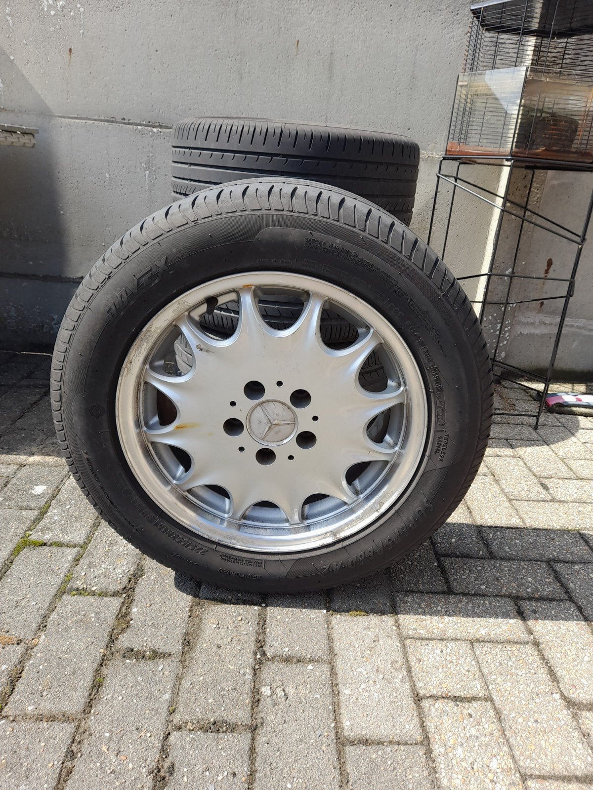 Mercedes oldtimer velgen met goede banden   225/ 55/ 16. com, Autos, Mercedes-Benz, Particulier, Achat, SL