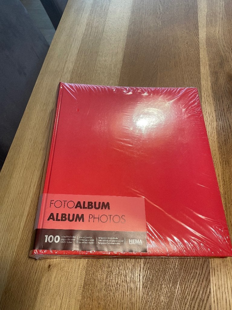 Fotoalbum 28,5x32,5, Audio, Tv en Foto, Fotoalbums en Accessoires, Stevige kaft, Rood, Nieuw, Ophalen of Verzenden