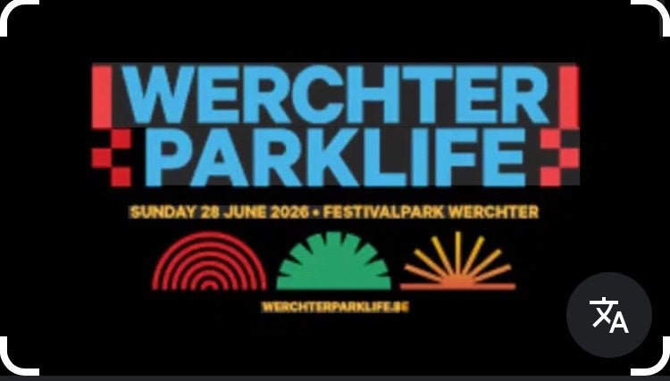 2 tickets Werchter Parklife, Twee personen