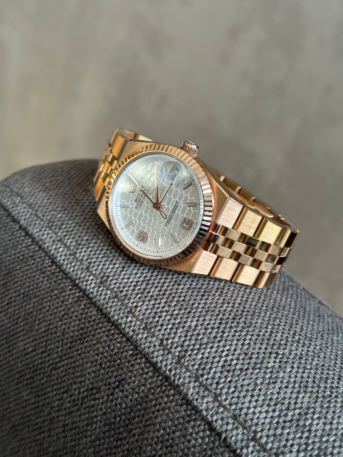 Rolex land dweller 36mm rose gold, Ophalen of Verzenden, Rolex