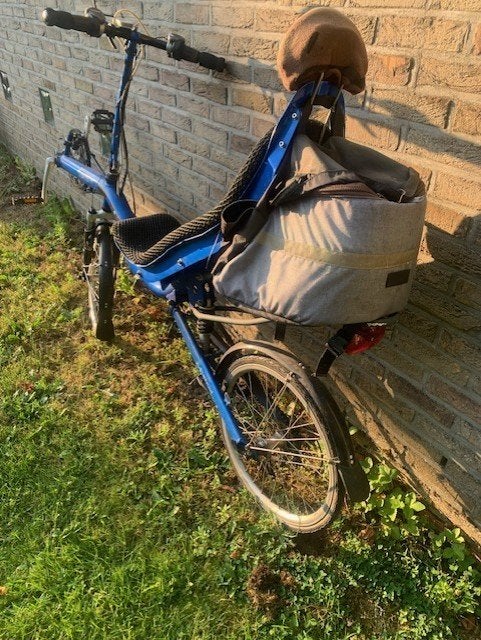 ligfiets Challenge, Vélos & Vélomoteurs, Comme neuf, Enlèvement, Guidon haut, Frein à disque