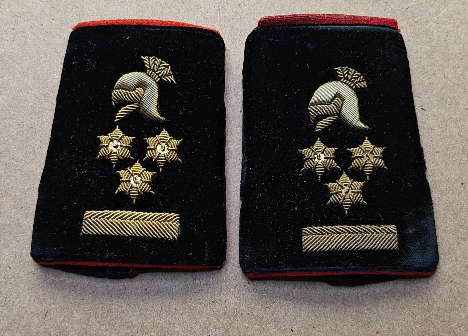 Passants de classe et lieutenant-colonel Genie, Collections, Enlèvement ou Envoi, Armée de terre, Emblème ou Badge