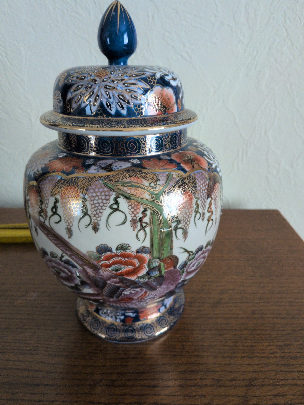 Mooie chinese pot met deksel, 32 cm hoog, doorsnee 20 cm, Ophalen