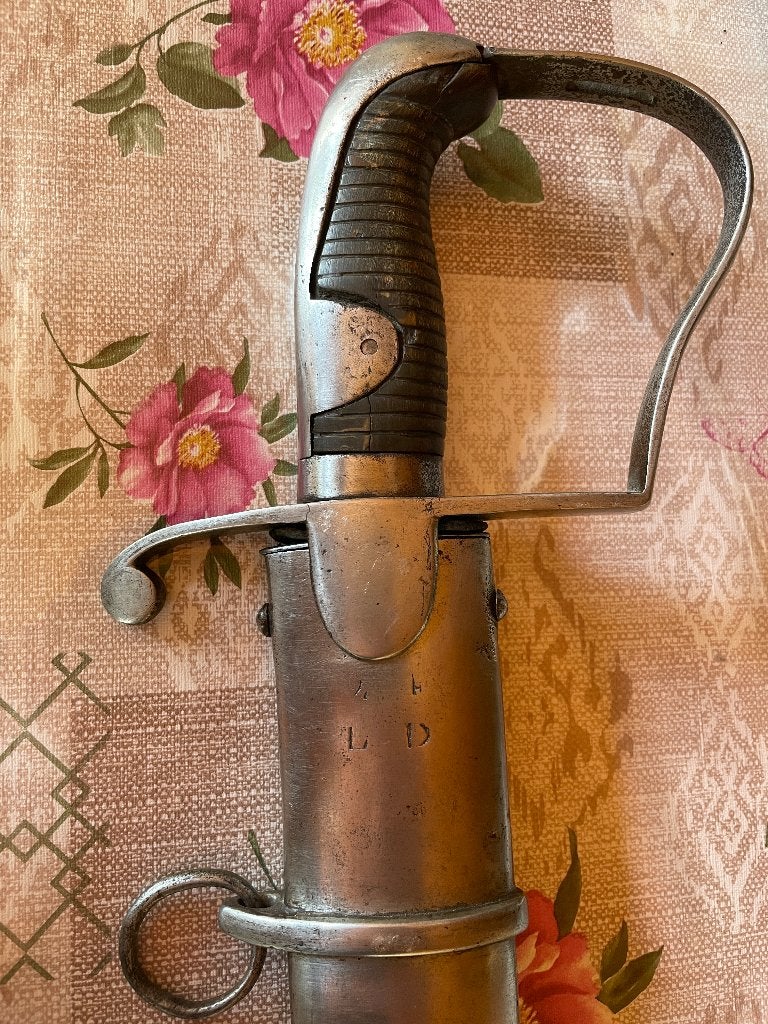 Rare sabre Anglais Waterloo 1815 provenance Plancenoitalis, Collections, Enlèvement ou Envoi, Armée de terre, Épée ou sabre