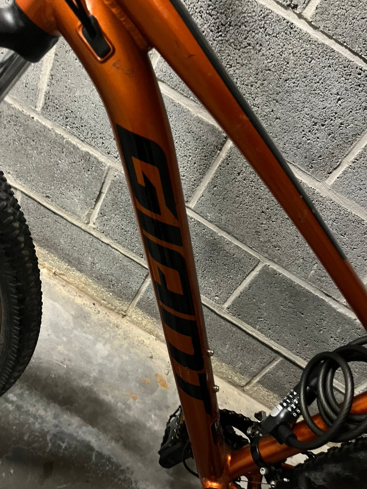 Mountainbike Giant, Ophalen