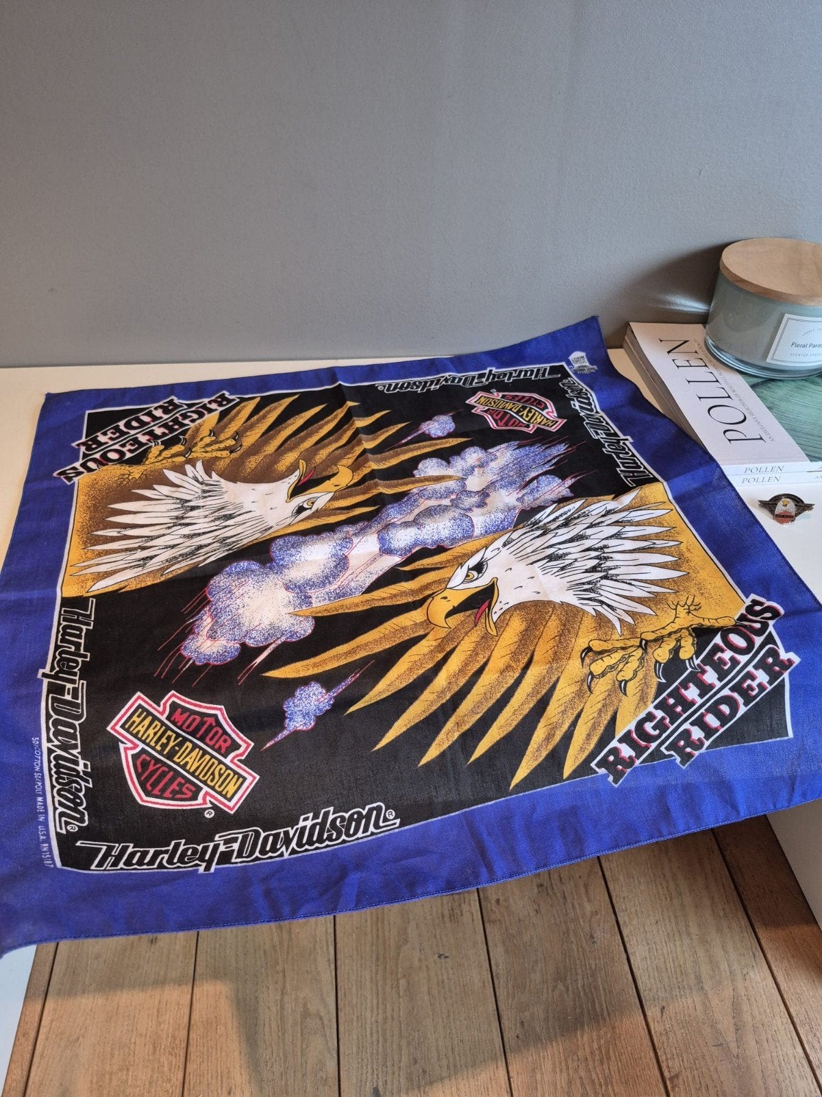 Harley-Davidson-bundel: Righteous Ride + Pins Baron 83 Banda, Motoren, Overige Motoren, Ophalen of Verzenden