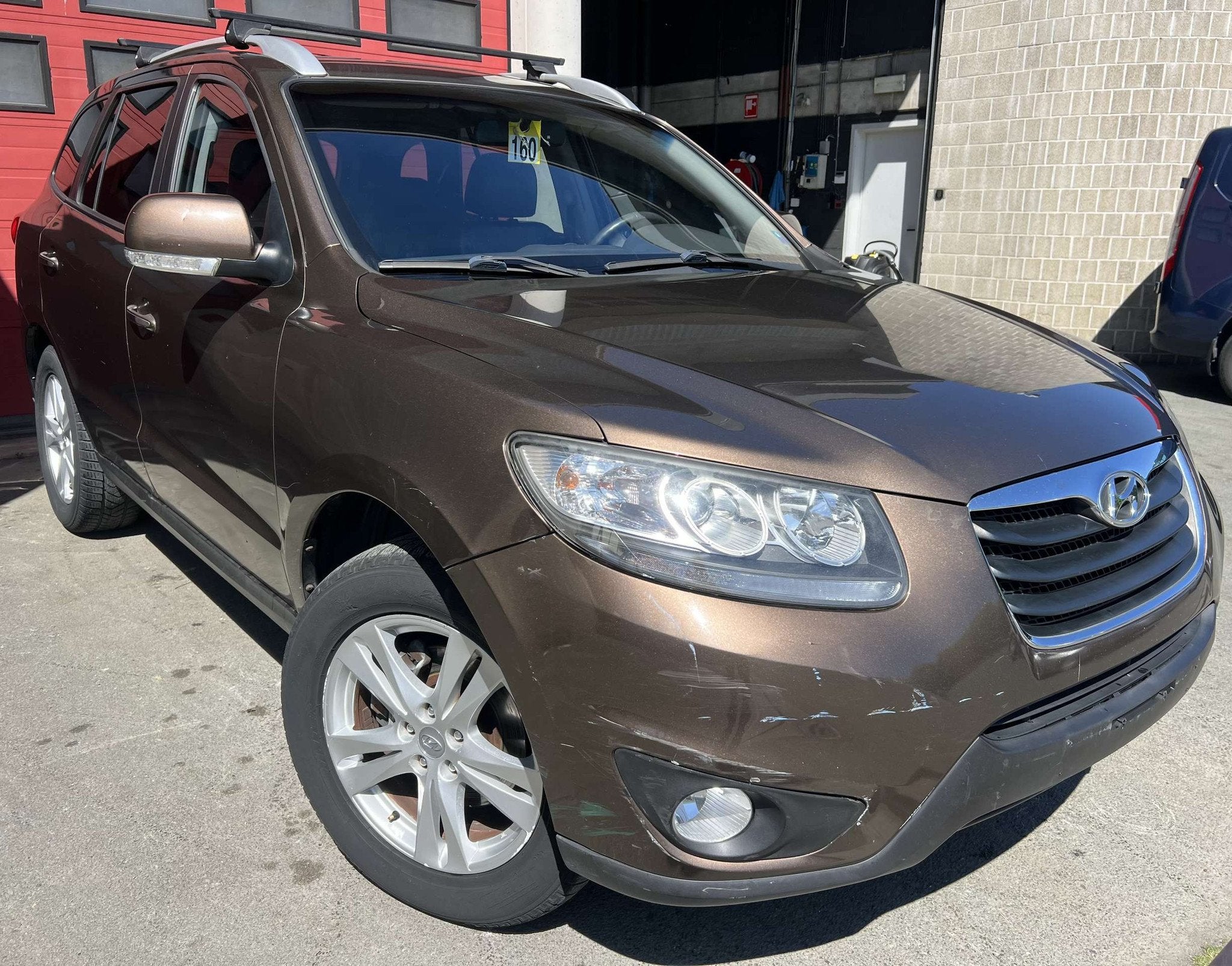 Hyundai Santa Fe 2.0 CRDi Lounge 7 PLACES + CUIR + CLIM, Autos, Hyundai, Cuir, Euro 5, 110 kW, Entreprise