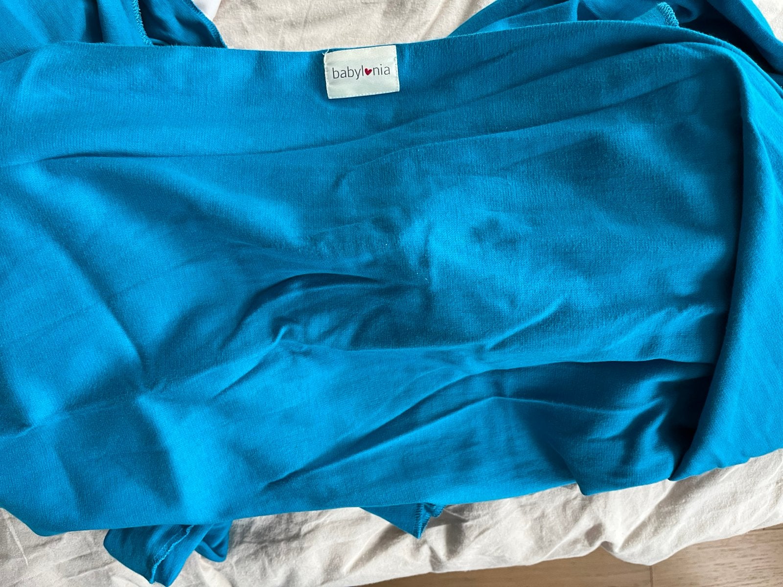 Babylonia tricot slen, Kinderen en Baby's, Babydragers en Draagdoeken, Ophalen, Zo goed als nieuw