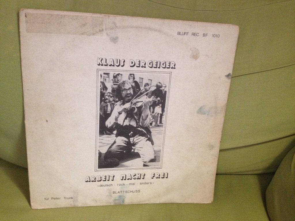 Klaus Der Geiger - Arbeit Macht Frei, Enlèvement ou Envoi, Utilisé, LP, 12 pouces