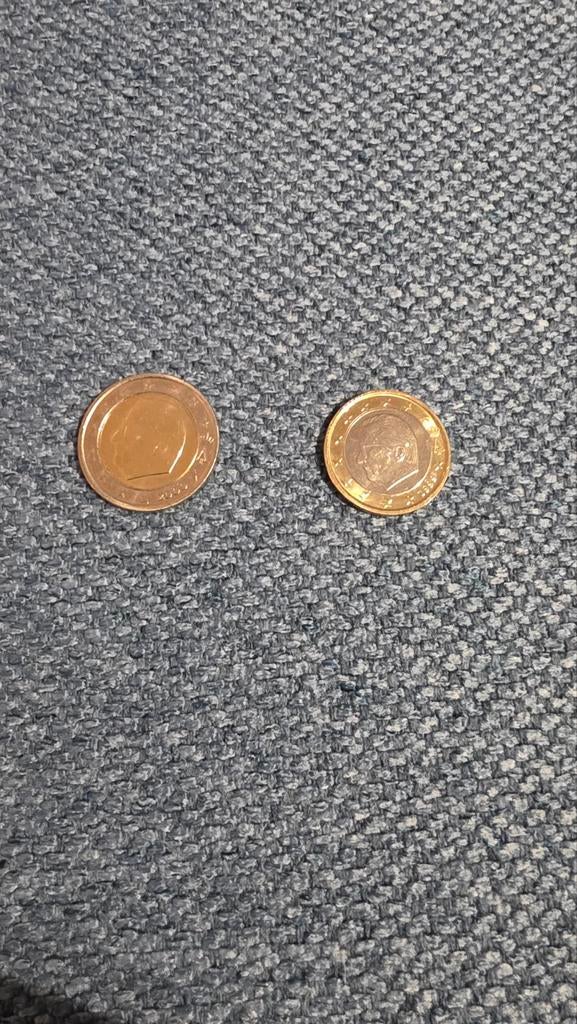 Pièces de monnaie de 1€ de 1999 et 2€  de 2000, Enlèvement