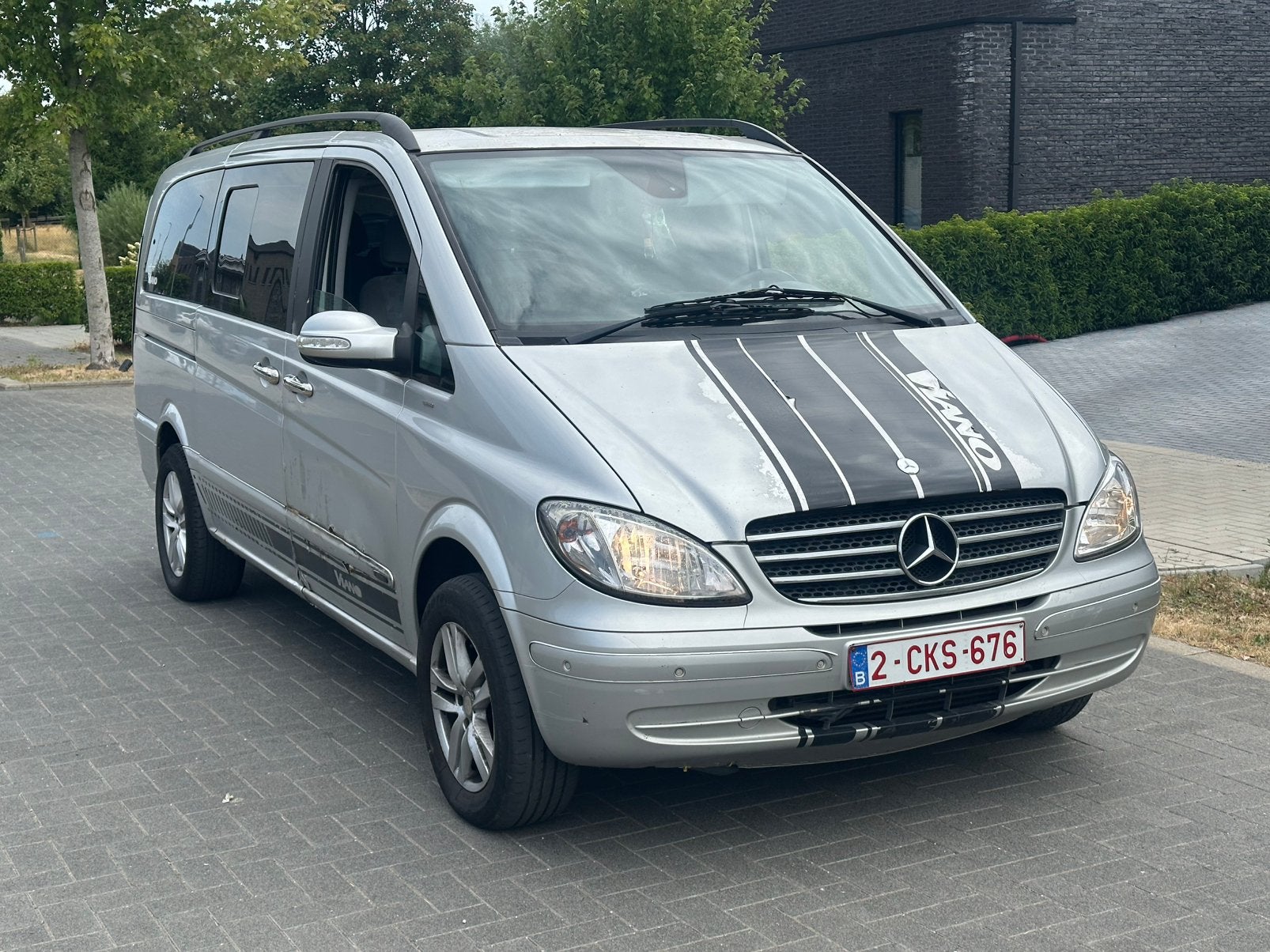 Mercedes Viano 2.2cdi 2005 automaat, Auto's, Automaat, Parkeersensor, Te koop, Viano