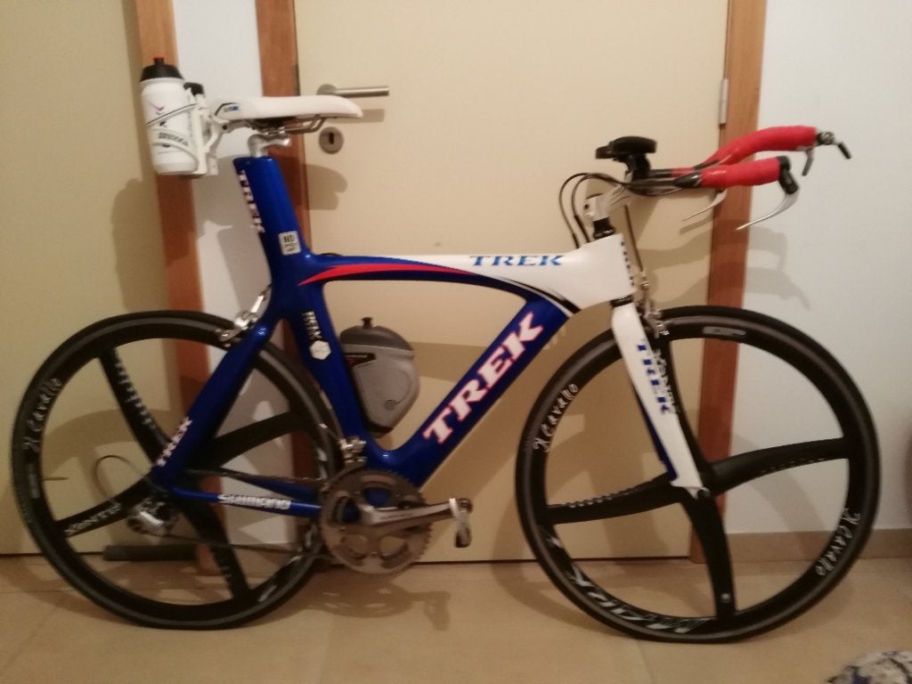 Trek Equinox TT-teambike US Postal (58/L), Ophalen, Carbon