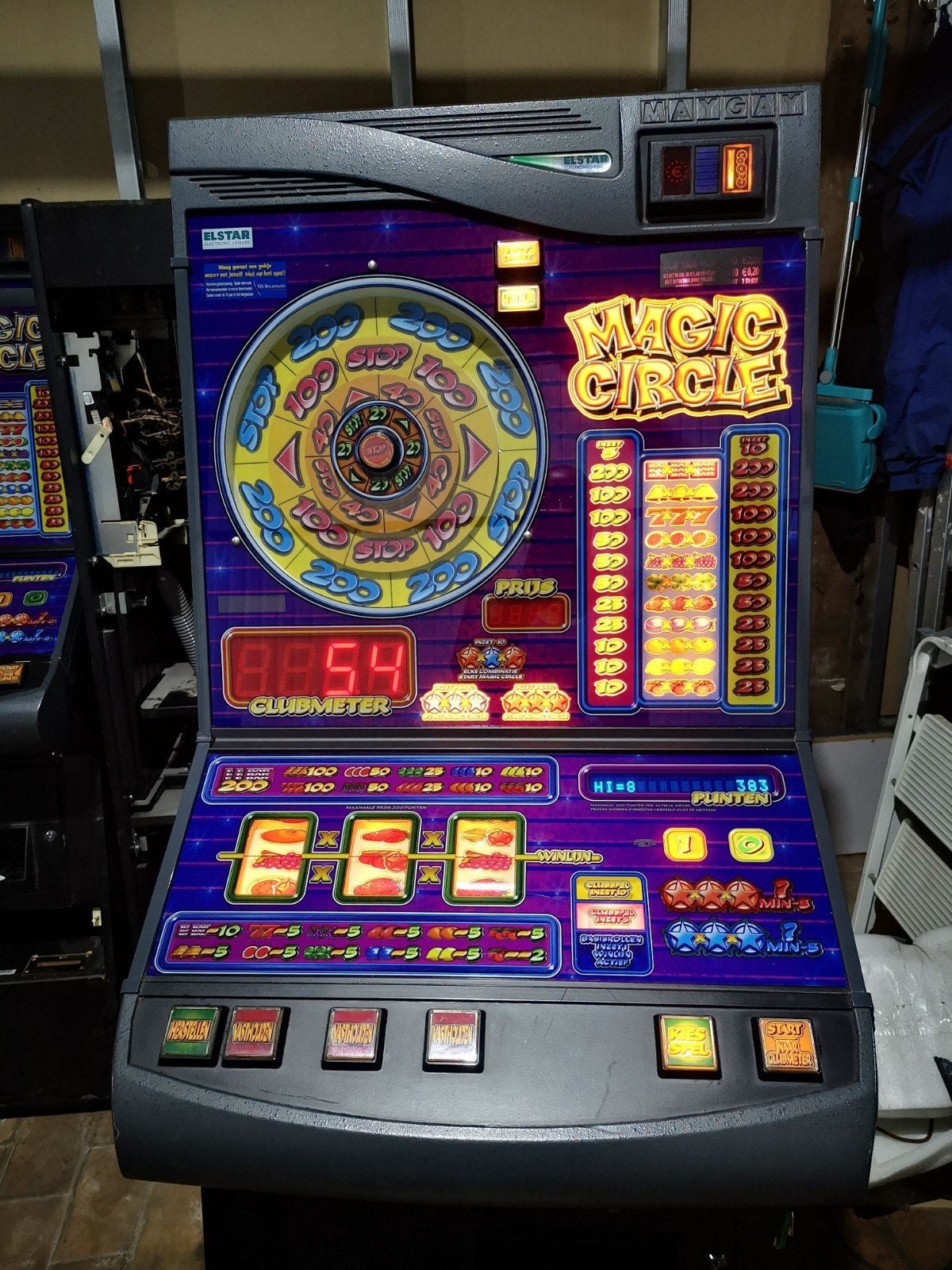 Machine à sous Magic Circle, Collections, Euro, Enlèvement, Utilisé, Avec clés