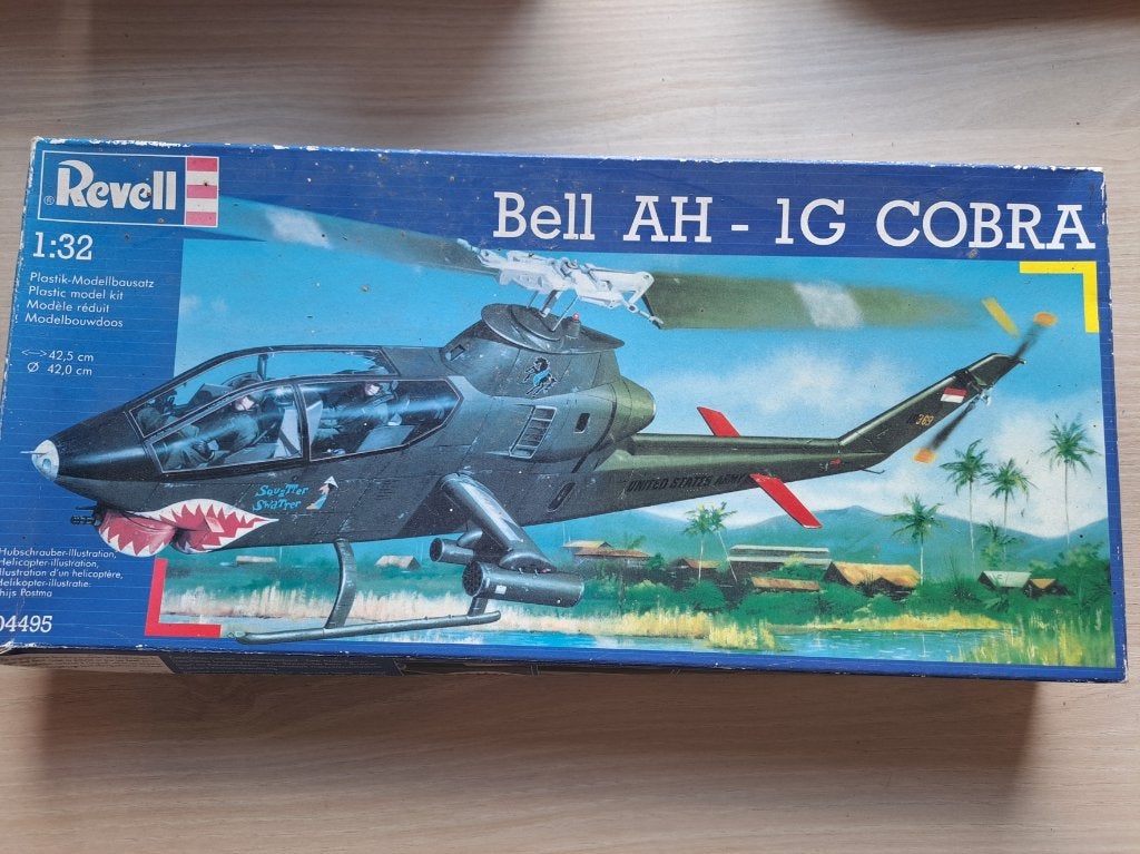 Revell | Nr. 4495 | 1:32 - Bell AH-1G Cobra, Hobby & Loisirs créatifs, Modélisme | Avions & Hélicoptères, Neuf, Plus grand que 1:72