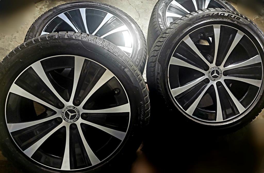 Original Mercedes E classe W213 jantes avec pneus hiver, Enlèvement, Pneus hiver, Pneu(s)