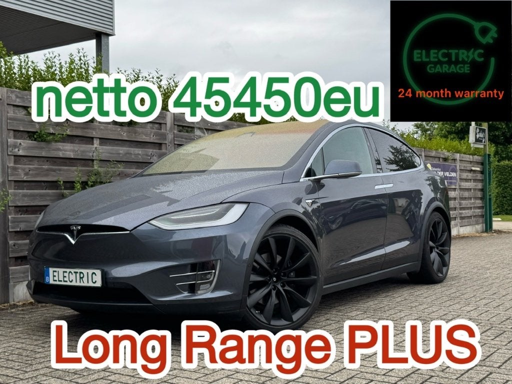 Model X LR+ 103kWh : 45450eu netto, Auto's, Tesla, Bedrijf, Te koop, Model X, 4x4, ABS, Achteruitrijcamera, Adaptieve lichten