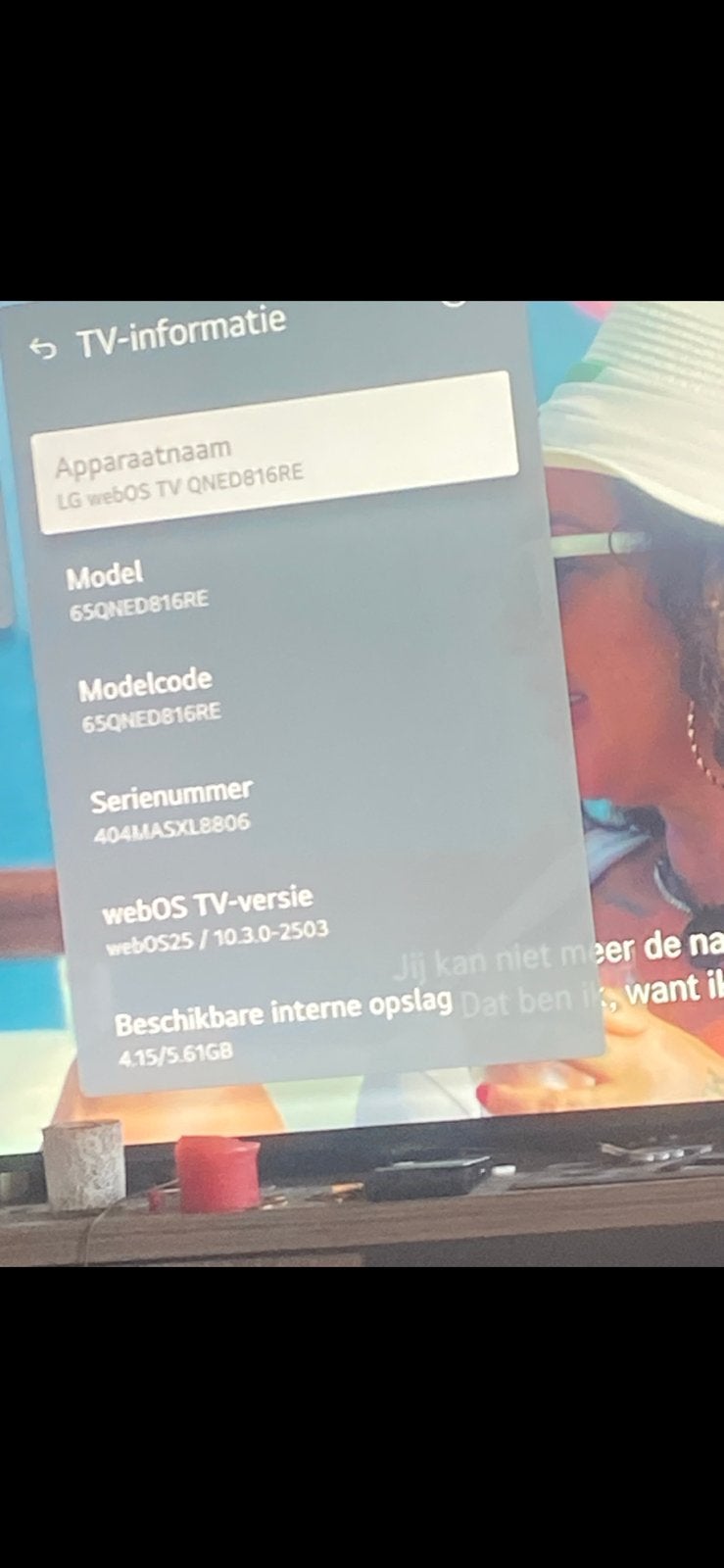 Lg qned werkt perfect 1,5j oud, Ophalen, Zo goed als nieuw, LG