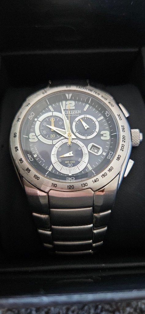 Citizen Chronograph Tachymeter - eco drive - diver, Bijoux, Sacs & Beauté, Montres | Hommes, Montre-bracelet, Enlèvement ou Envoi