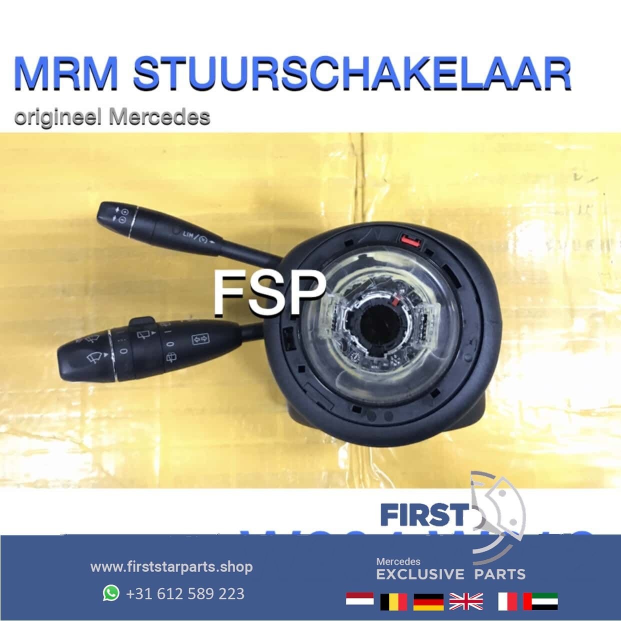 W204 W212 stuur kolom MRM stuurschakelaar Mercedes C E GLK K, Auto-onderdelen, Gebruikt, -, -, Ophalen of Verzenden