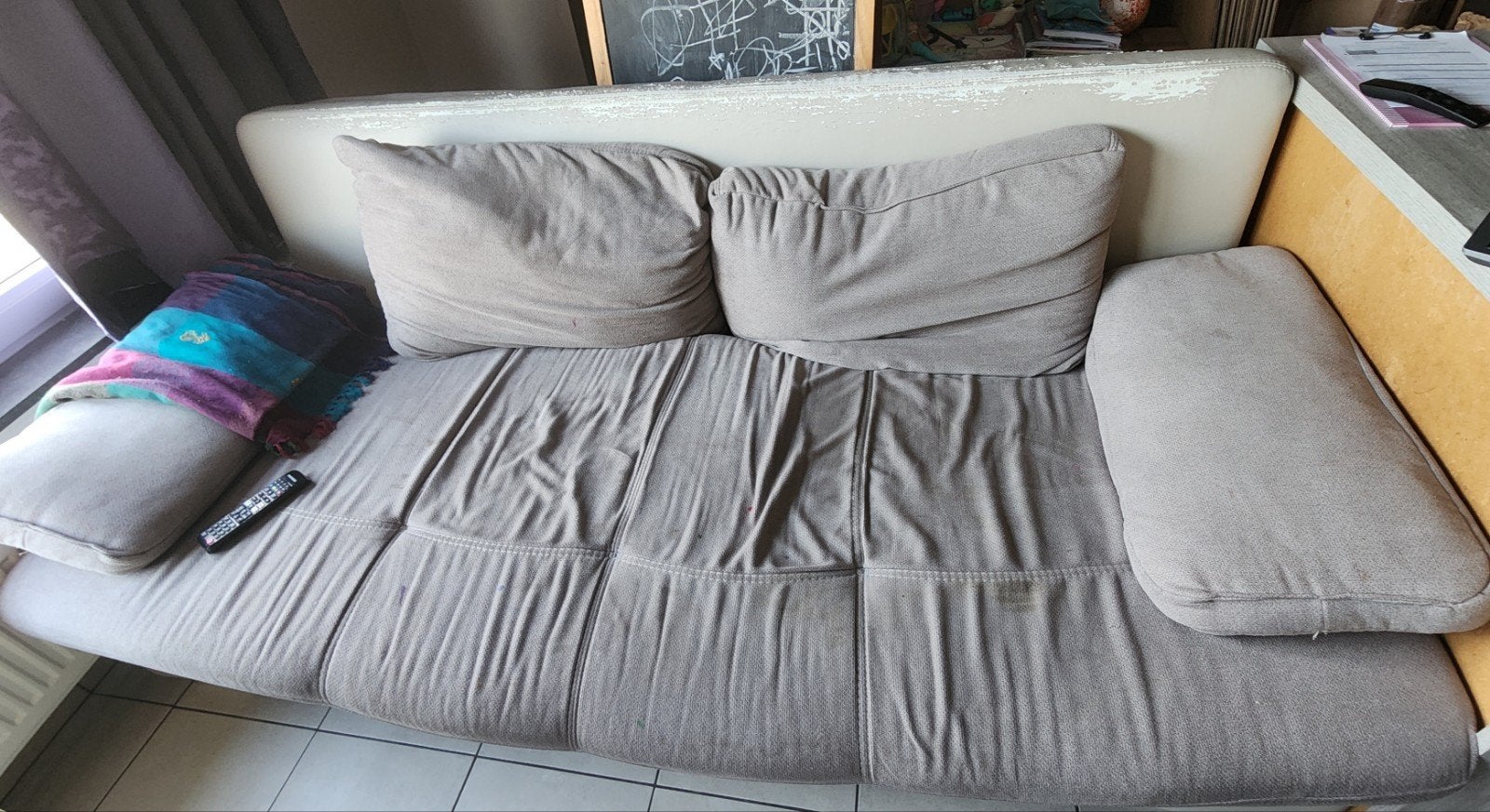Gratis zetelbed Met gebruikssporen, Ophalen