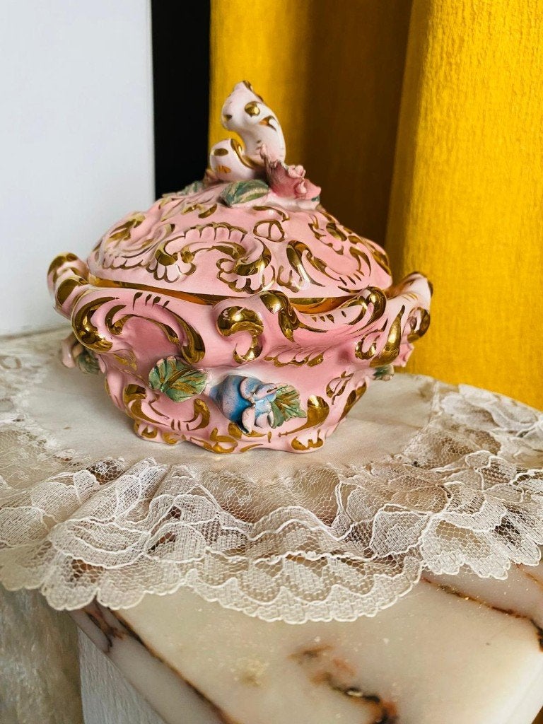 Snoeppot / Bonbonnière., Ophalen