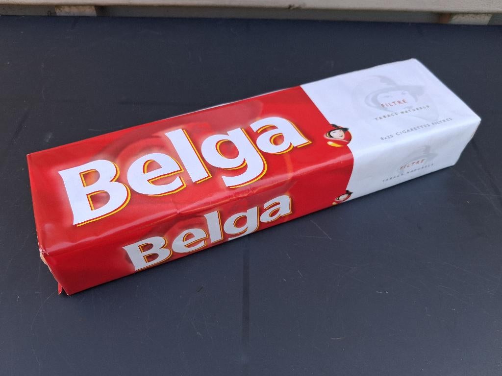 CIGARETTES BELGA, Enlèvement ou Envoi, Comme neuf, Panneau publicitaire