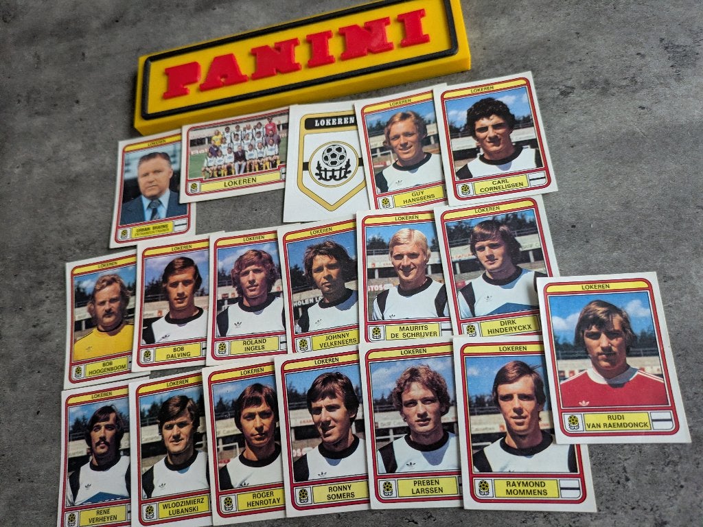 PANINI FOOTBALL 79 LOKEREN SK 18X STICKERS 1979 voetbal, Ophalen of Verzenden, Nieuw
