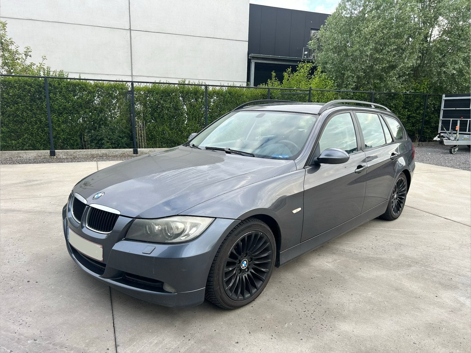BMW 318D Touring (2007), Auto's, BMW, 90 kW, 1998 cc, Zwart, 4 cilinders