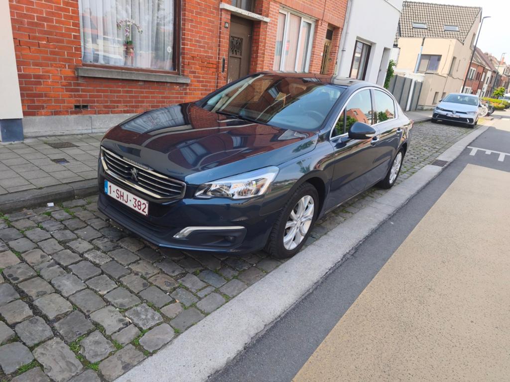 2015 Model Peugeot 508 1.6 Hdi Open dak euro 5b, Auto's, Peugeot, Voorwielaandrijving, Euro 5, Zwart, 4 cilinders
