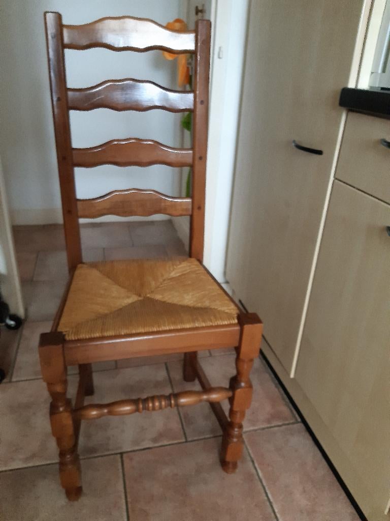chaises de salle à manger, Enlèvement, Utilisé, Bois, Cinq, Six Chaises ou plus