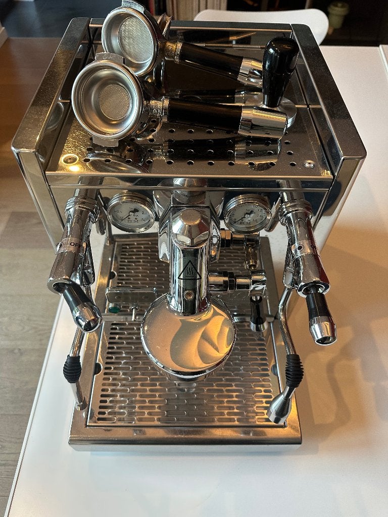 ECM Technika V Profi espressomachine met twee ketels, Elektronische apparatuur, Ophalen, Refurbished, Espresso apparaat