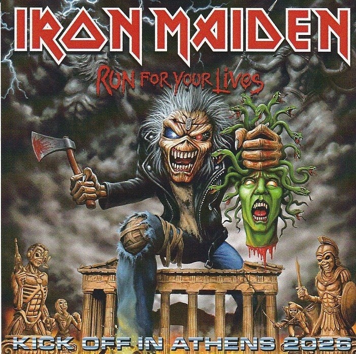 2 CD's - IRON  MAIDEN - Live Athens 2026, Import, Album live, Neuf, dans son emballage, Heavy metal