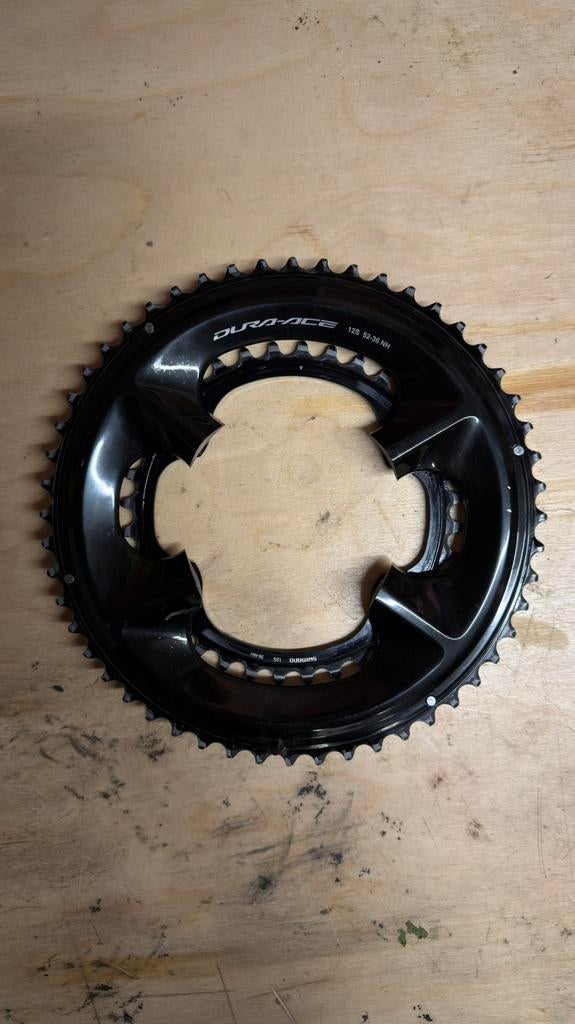 Shimano Dura Ace 12s 52-36 kettingbladen, Fietsen en Brommers, Fietsonderdelen, Zo goed als nieuw, Ophalen of Verzenden