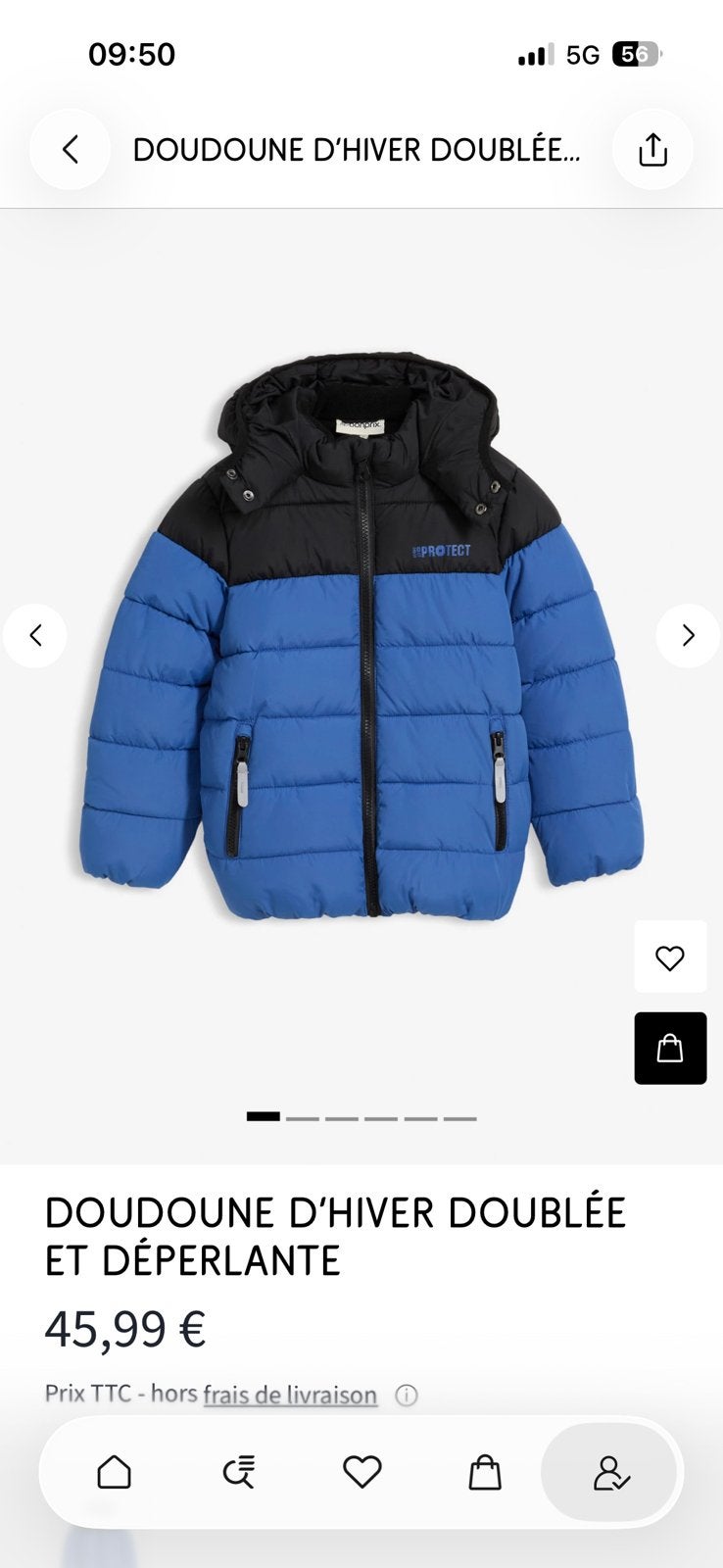 Manteau garcon a vendre, Enlèvement, Neuf, Autres tailles, Bleu