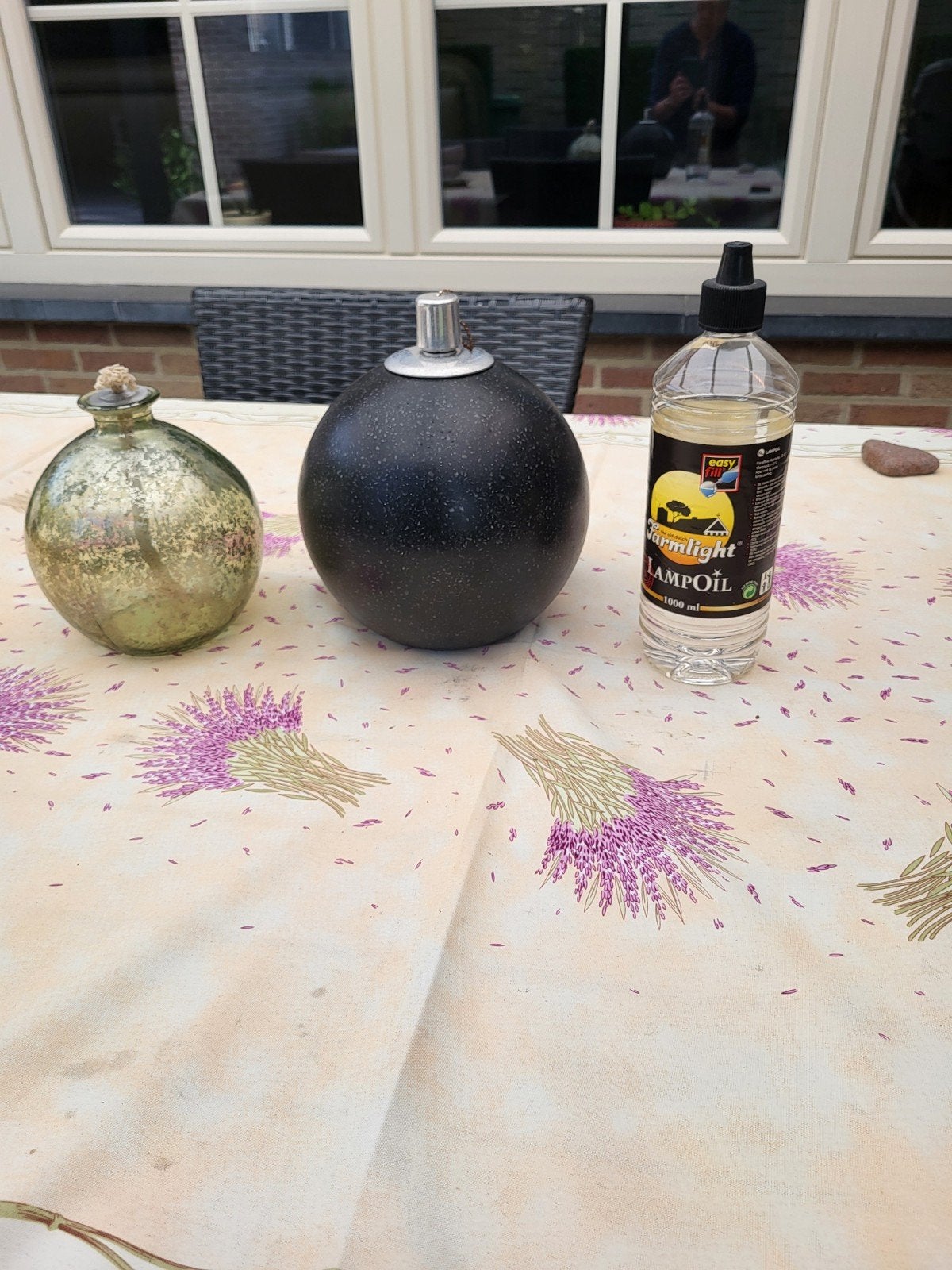 Olielampen voor BUITEN., Ophalen, Zo goed als nieuw