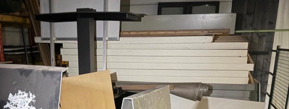 Diverses structures en bois, Enlèvement, Utilisé