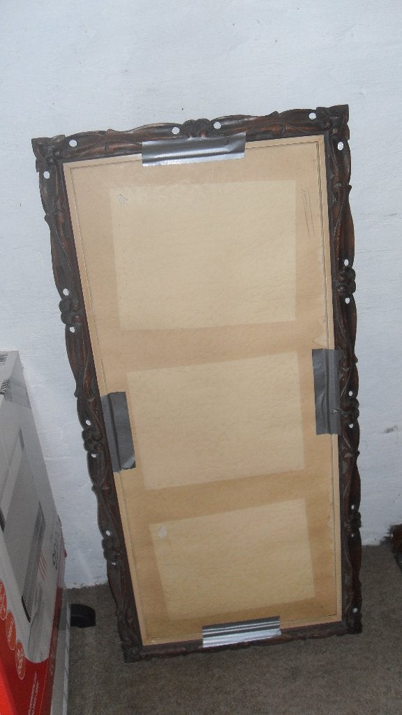 retro kader, Ophalen, Bruin, Gebruikt, 50 cm