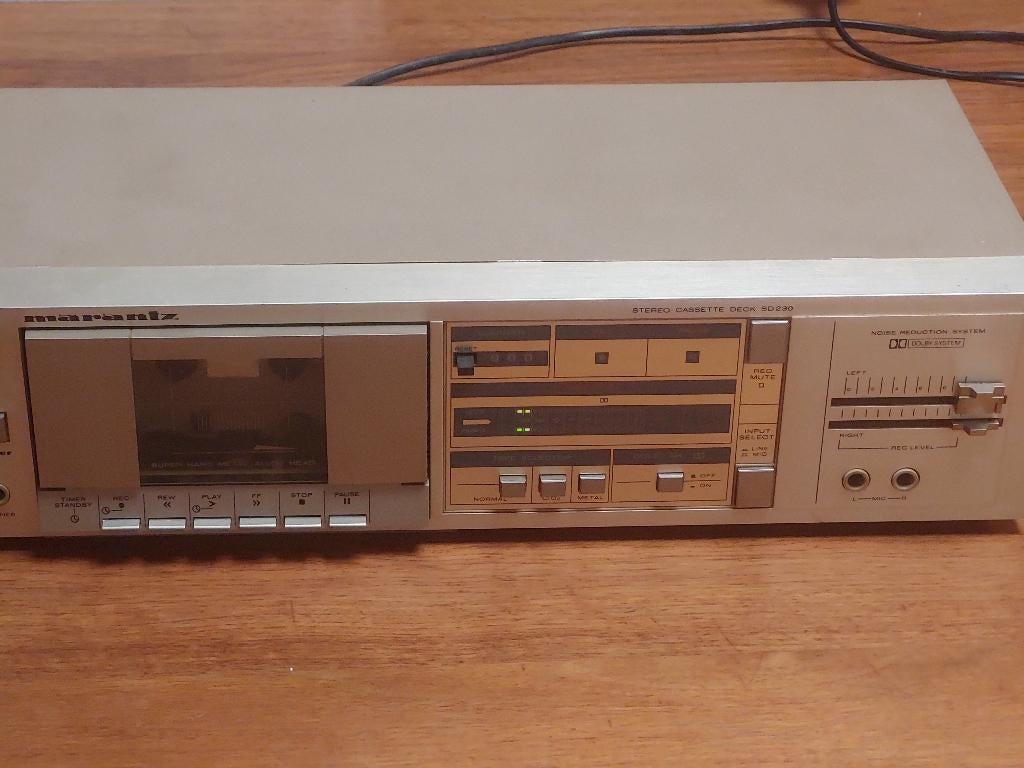 MARANTZ stereo cassette deck SD230 a restaurer, Audio, Tv en Foto, Cassettedecks, Ophalen of Verzenden, Enkel, Marantz