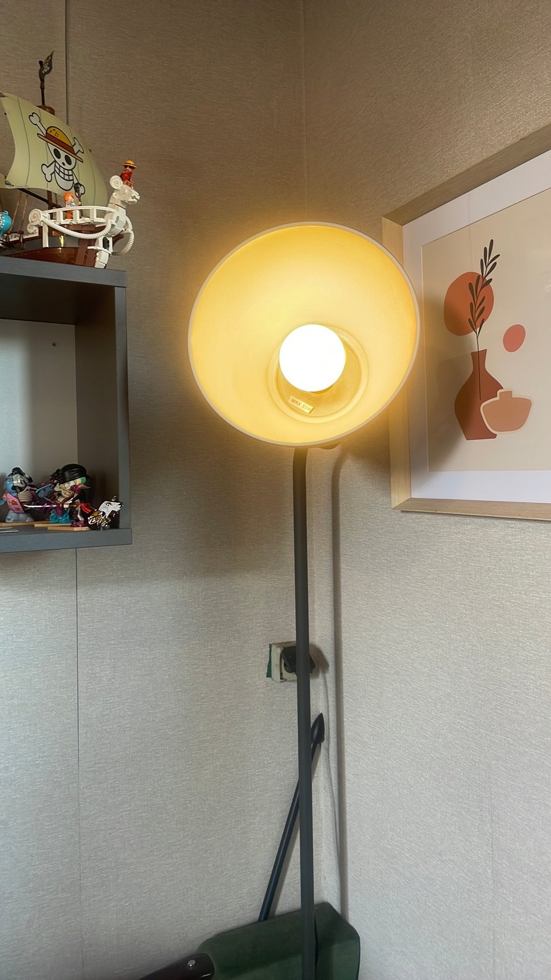 Staanlamp/ livinglamp, Huis en Inrichting, Lampen | Vloerlampen, Ophalen, Zo goed als nieuw