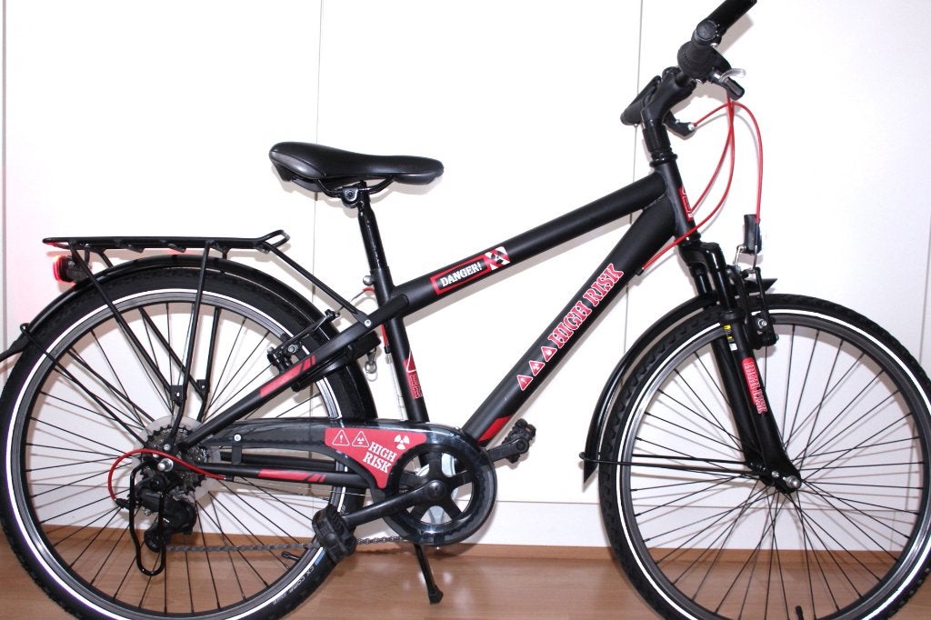 Sportieve 24 inch BFK jongensfiets - 6 speed - voorvering, Fietsen en Brommers, Ophalen, 24 inch, Velgrem, Zo goed als nieuw