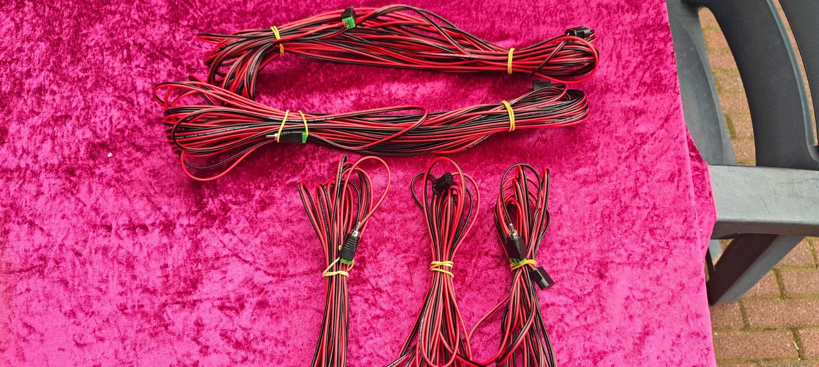 Bose Jewel Luidsprekerkabels 5x originele lengte 1e en 2e, Audio, Tv en Foto, Ophalen of Verzenden