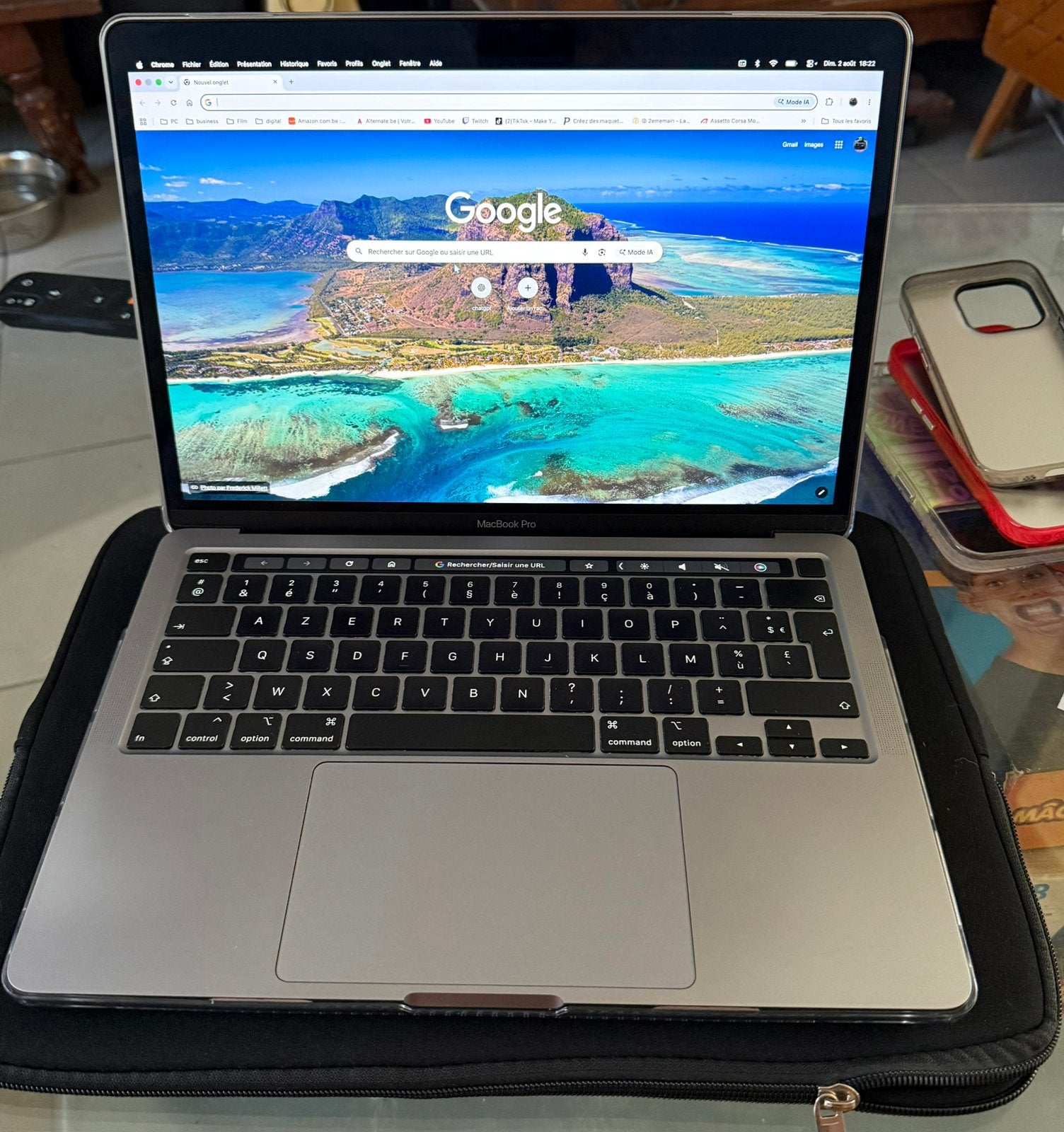 MacBook Pro 13pouces touchbar, Informatique & Logiciels, 13 pouces, Comme neuf, Azerty, Enlèvement