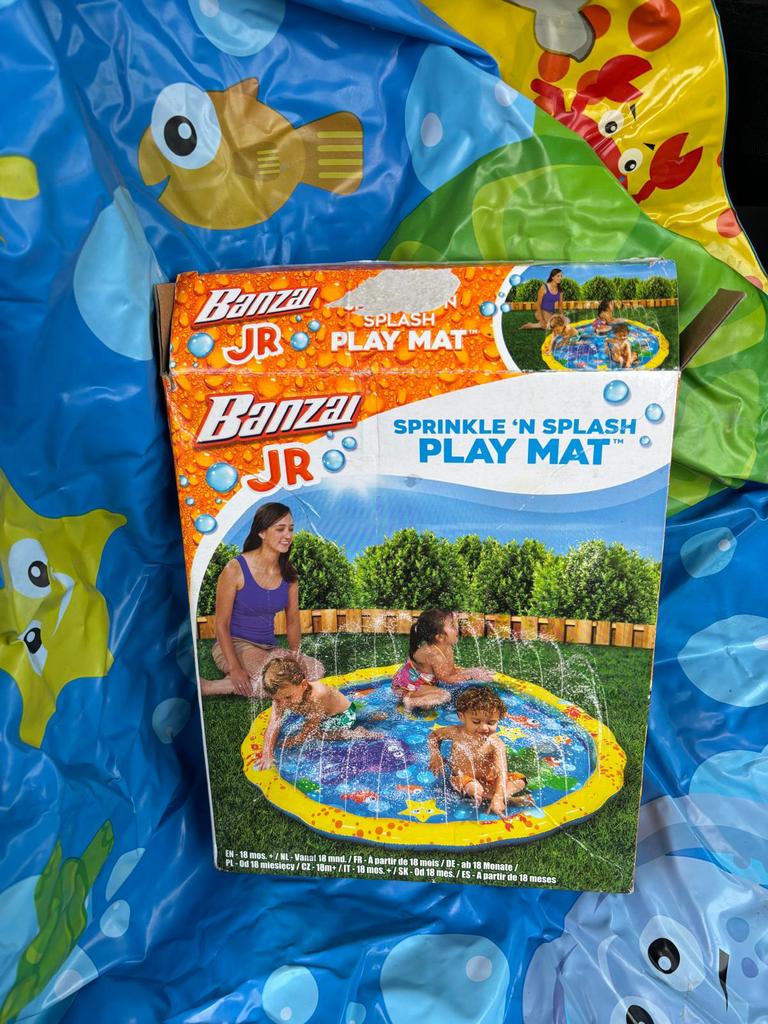 Banzai Sprinkle 'n' Splash 14663 Speelmat voor peuters, Kinderen en Baby's, Ophalen of Verzenden, Gebruikt