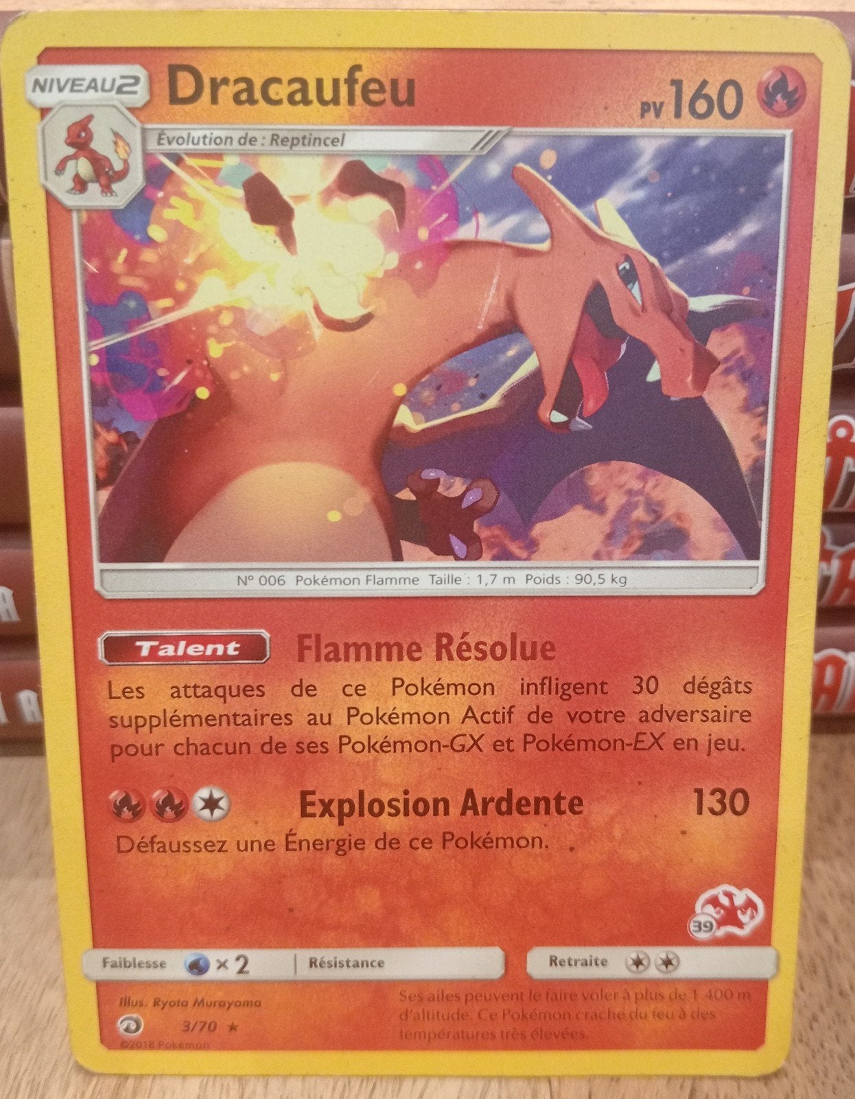 Carte Pokémon Dracaufeu 3/70 - Académie de Combat FR, Enlèvement ou Envoi