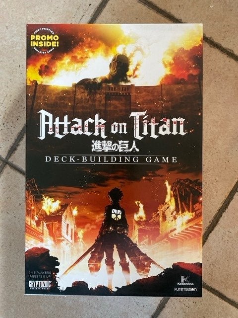 ATTACK ON TITAN: DECK BUILDING GAME - geweldig spel, Verzenden