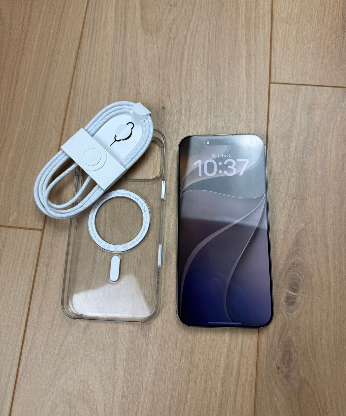 iPhone 16 Pro Max Blanc /256 Go/État Excellent/Batterie 99 %, Enlèvement, Comme neuf, Blanc, IPhone 16