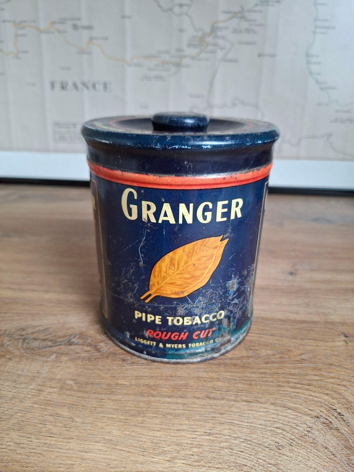 Boîte à tabac Granger Pipe de la Seconde Guerre mondiale, Collections, Enlèvement ou Envoi