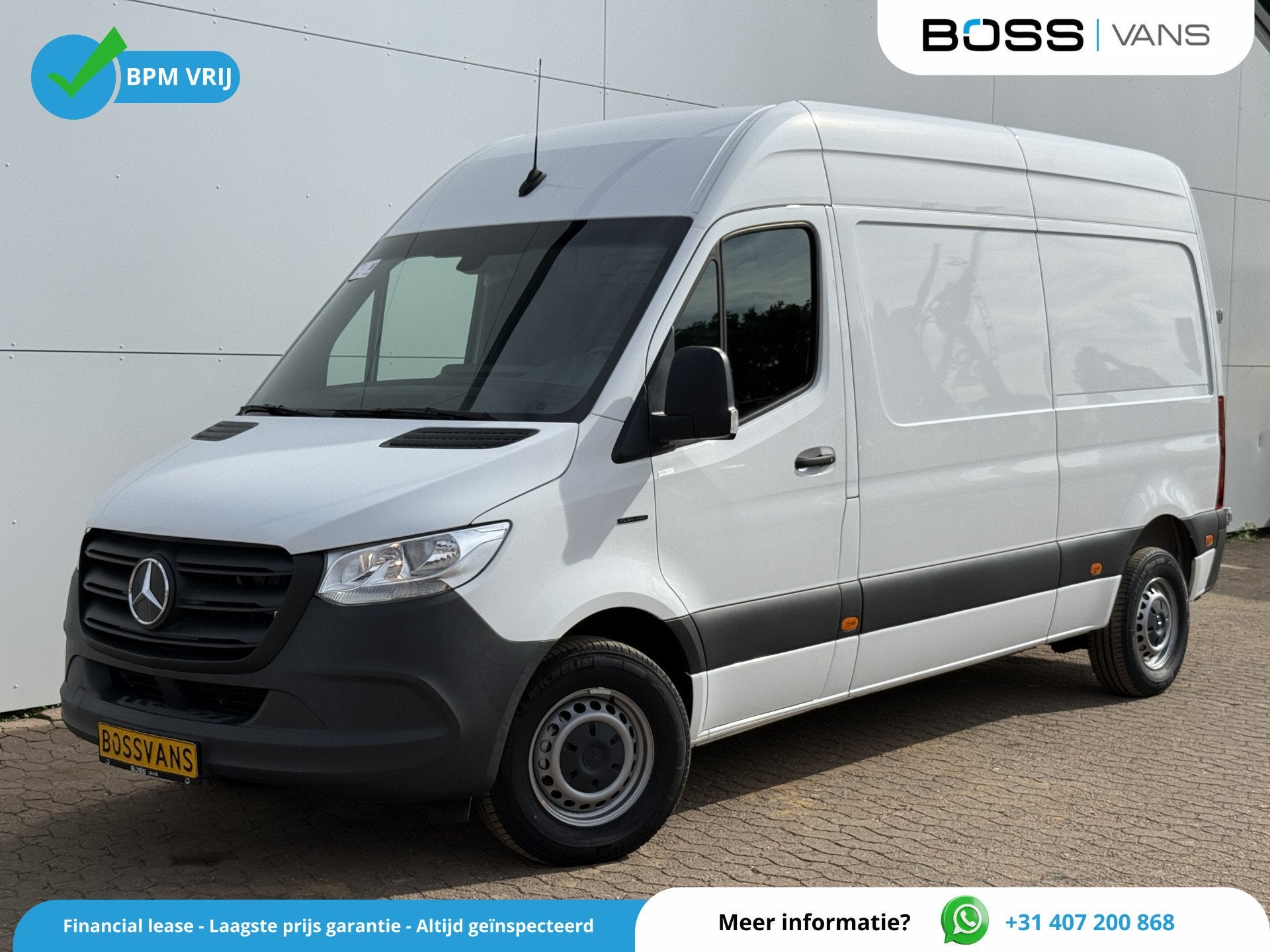 Mercedes-Benz eSprinter 312 55kWh L2H2 Elektrisch 168 km WLT, Autos, Achat, Entreprise, 3 places, 116 ch